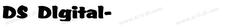 DS Dlgital字体转换